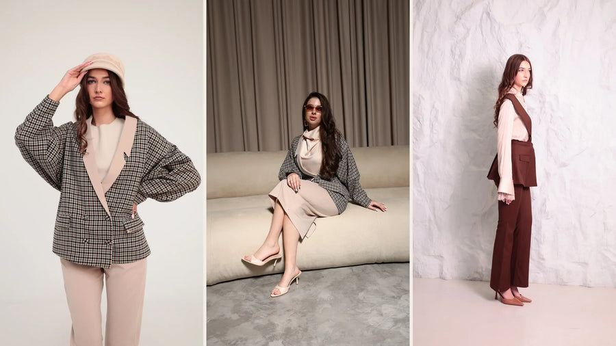 DIID co-ord sets styled three ways: the Élan, Clarisse and Siena sets
