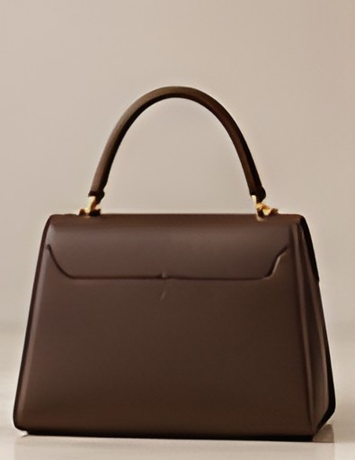 DIID Gold-Clasp Shoulder Bag in chocolate
