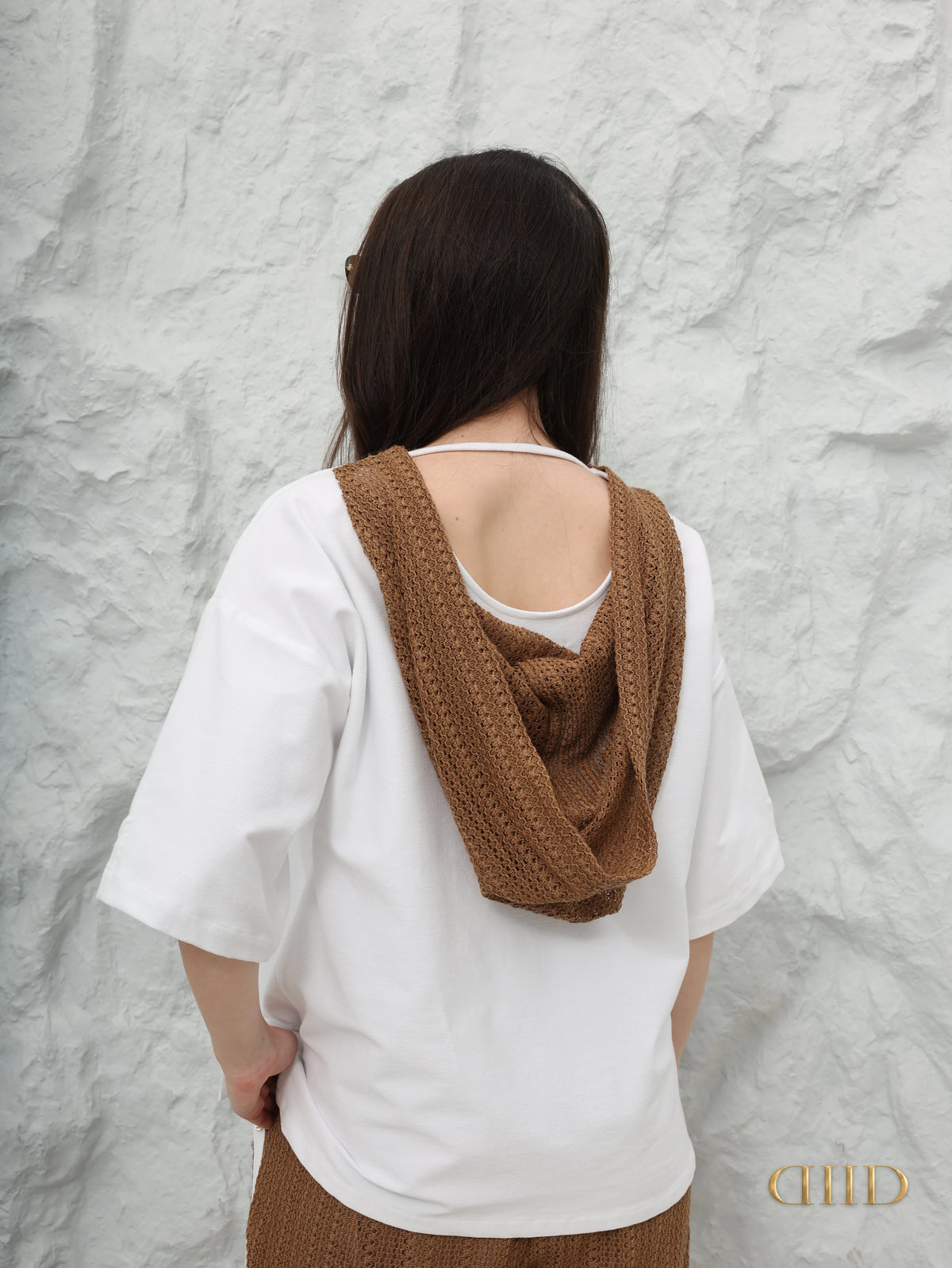 Back view of the DIID Sable Hood Set with the hood lowered